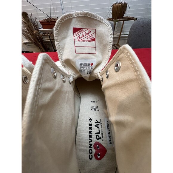 Comme Des Garcon Canvas High Top Shoes Size 11 Male | Size 13 Women - Picture 6 of 13